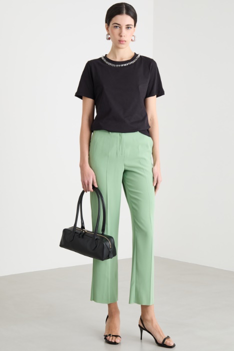 Rhinestone T-shirt Intrend