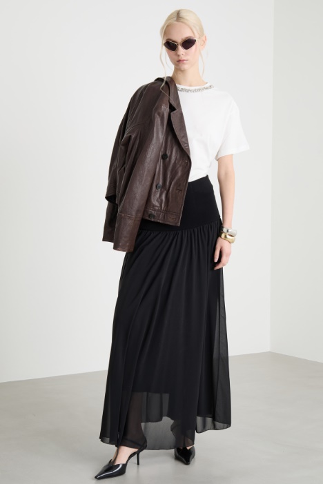 Rhinestone-embellished boxy T-shirt Intrend