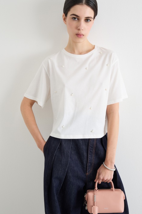 Embellished boxy T-shirt Intrend