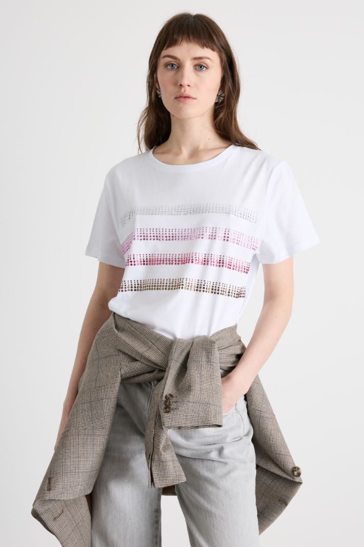 T-shirt con strass Intrend - 2