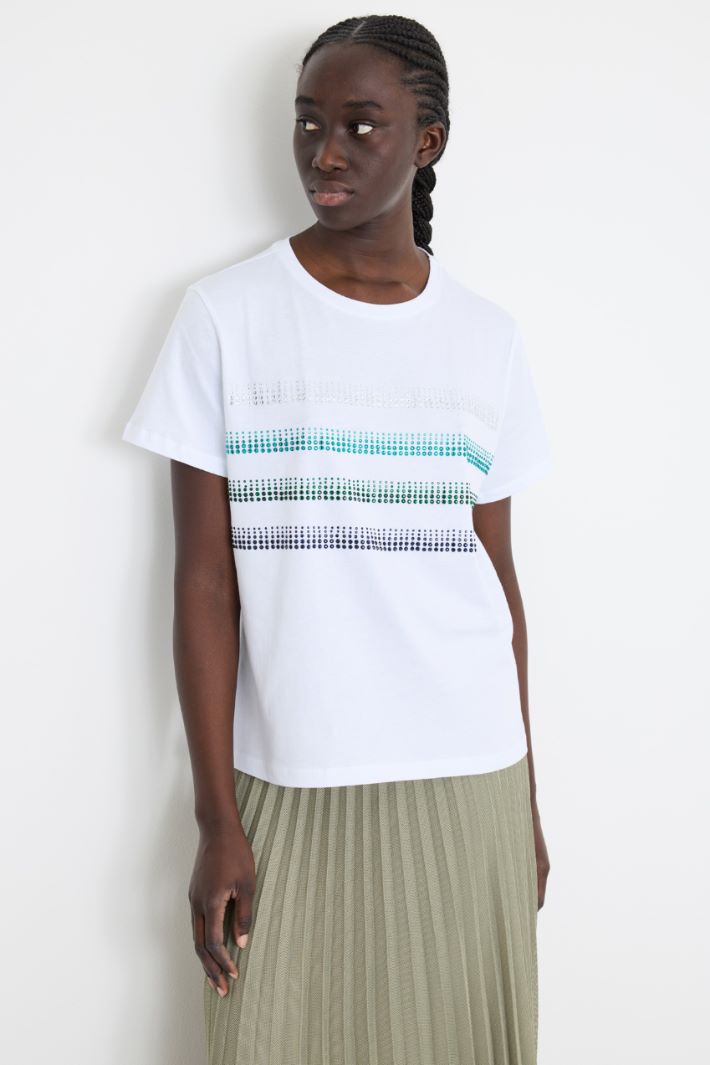 T-shirt con strass Intrend - 2
