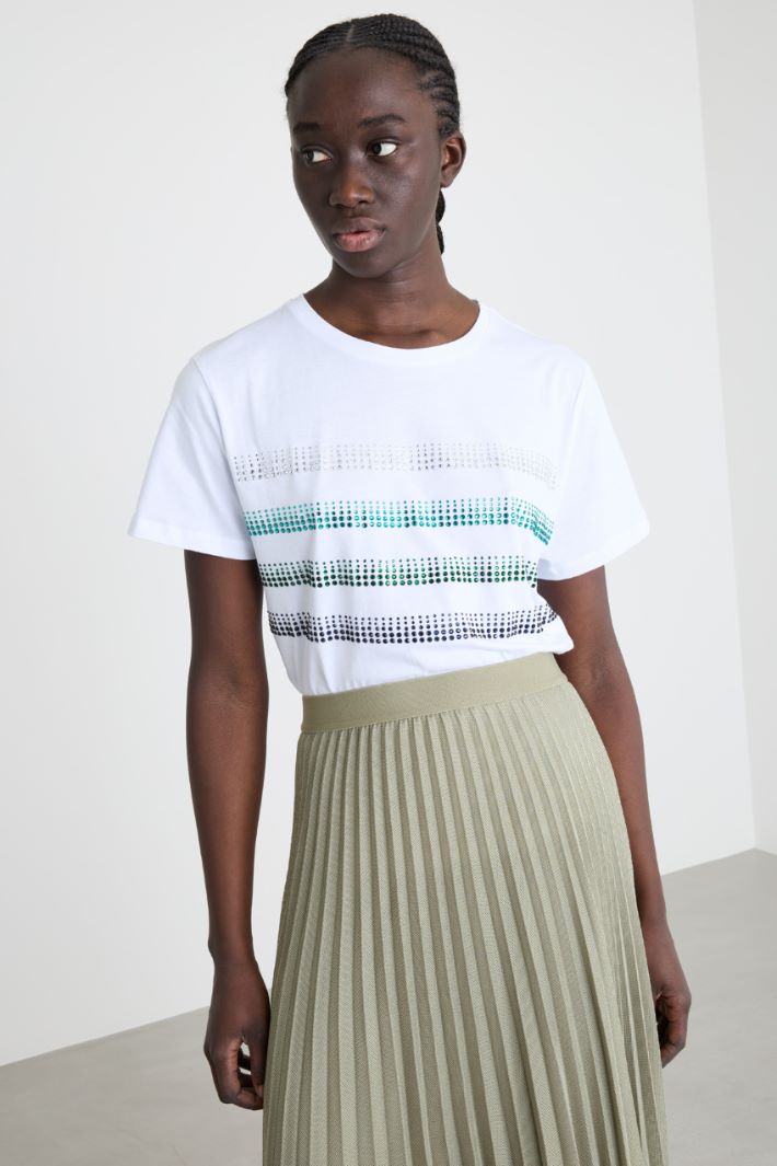 T-shirt con strass Intrend - 3