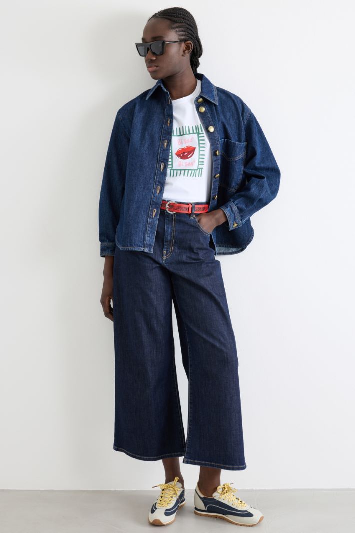 T-shirt con motivo stampato  Intrend