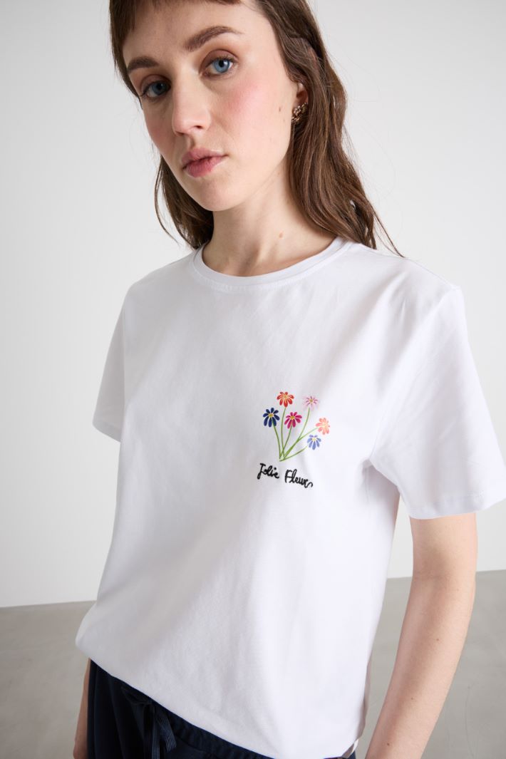 T-shirt con motivo stampato  Intrend - 3