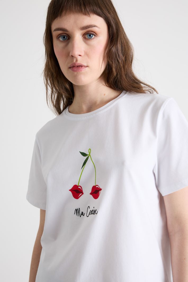 T-shirt con motivo stampato  Intrend - 3