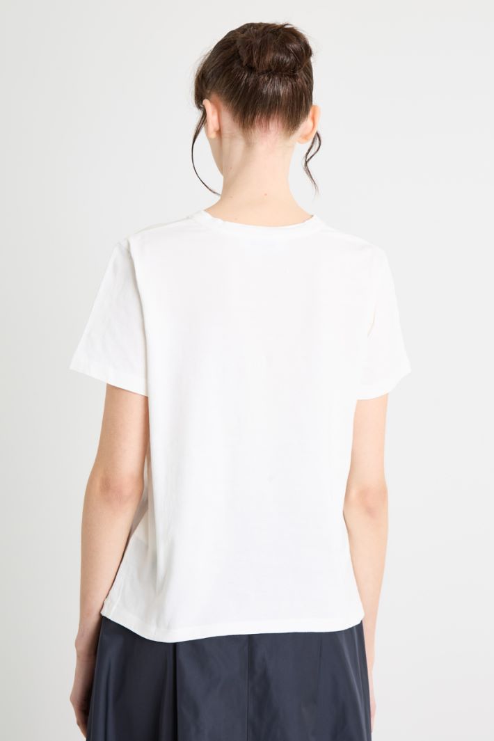 Scalloped-hem T-shirt Intrend - 4