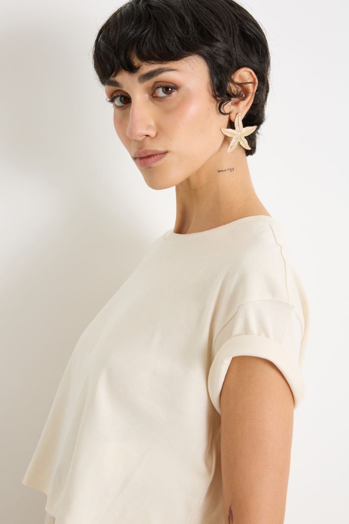 Cropped T-shirt Intrend - 3