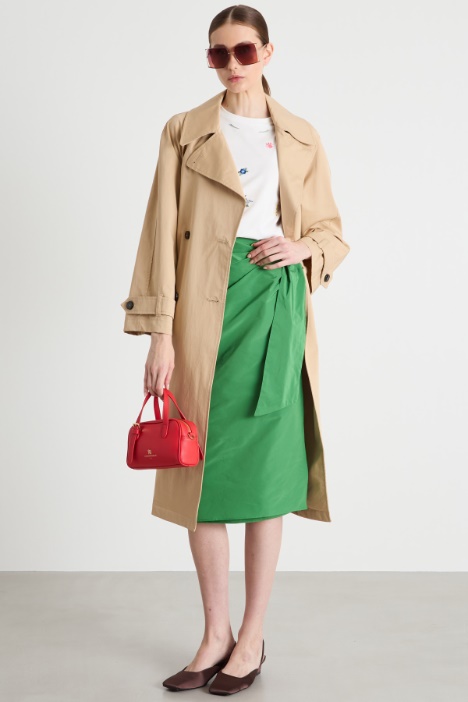 Crew-neck embroidered T-shirt Intrend