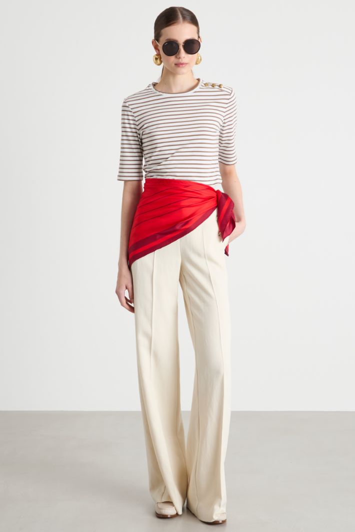 Button-detail T-shirt Intrend