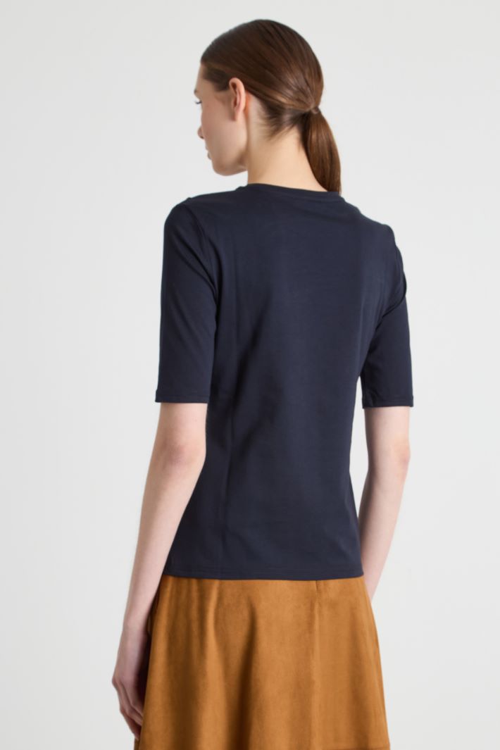 Button-detail T-shirt Intrend - 4