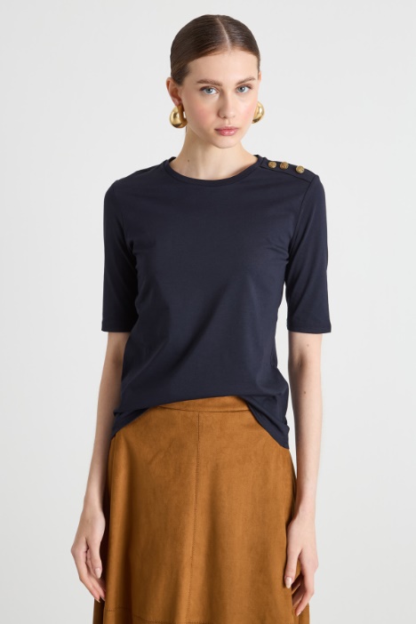 Button-detail T-shirt Intrend