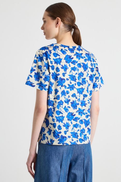 T-shirt con stampa all-over