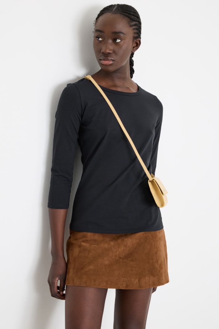 Boat-Neck T-Shirt in Jersey Intrend - 2