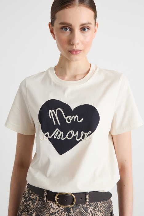 T-shirt con fantasia