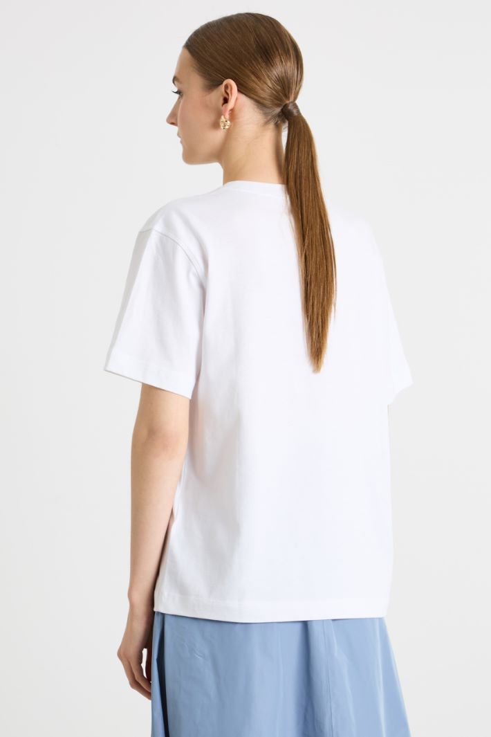 Diamanté-Embellished T-shirt Intrend - 4