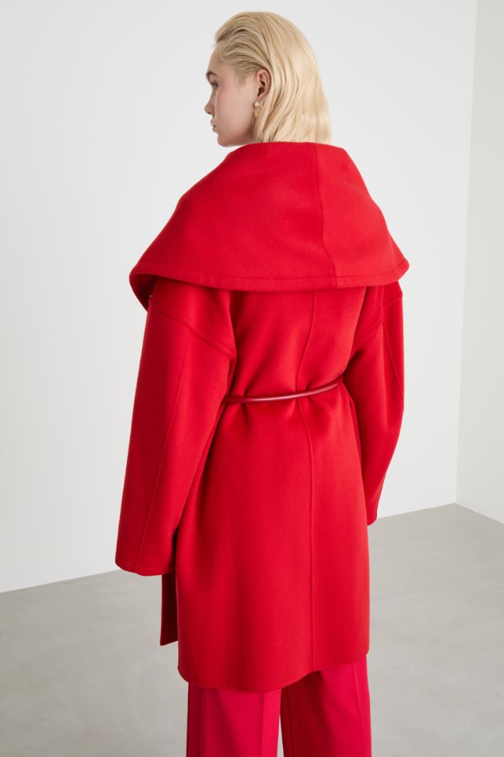 Cappotto con scollo a scialle Intrend - 4
