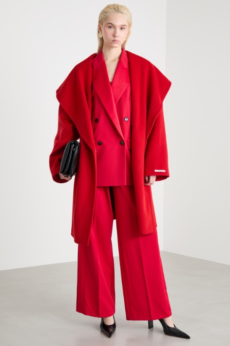 Cappotto con scollo a scialle Intrend