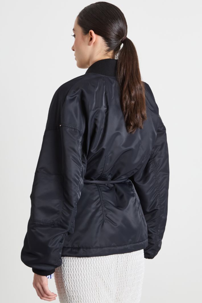 Cropped padded bomber jacket Intrend - 4
