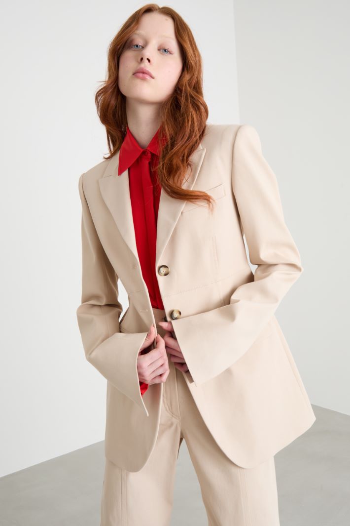 Fitted twill blazer Intrend - 2