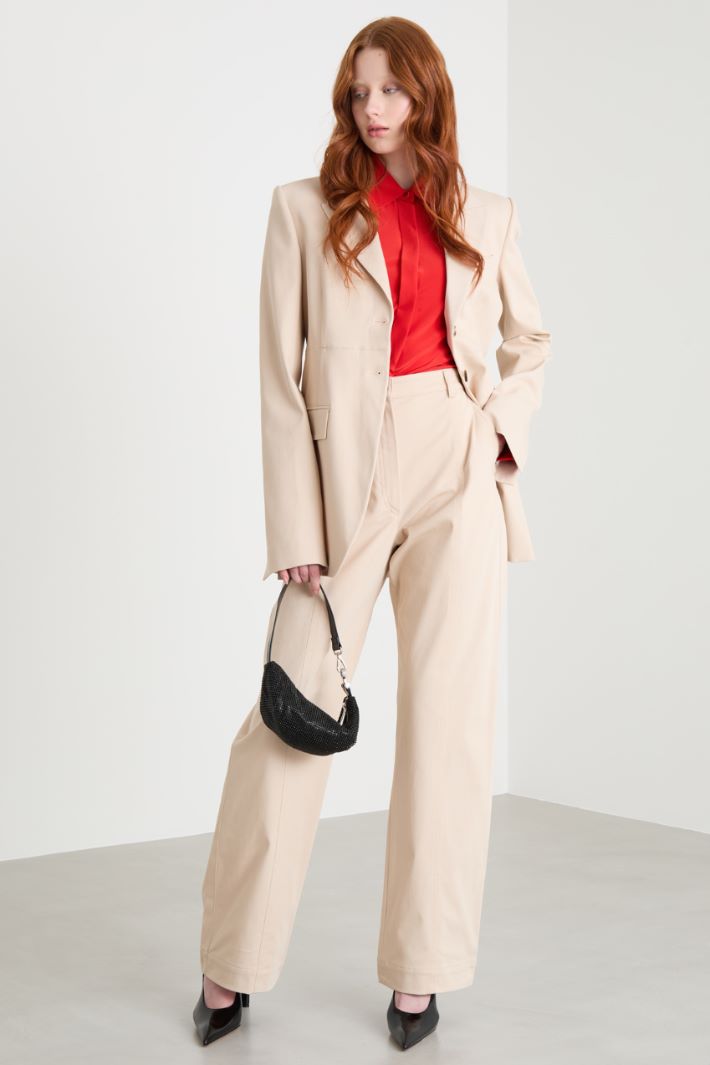 Fitted twill blazer Intrend