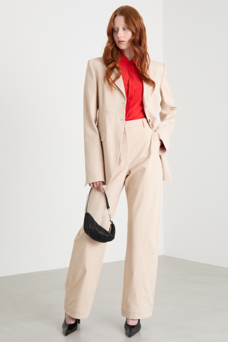 Fitted twill blazer Intrend