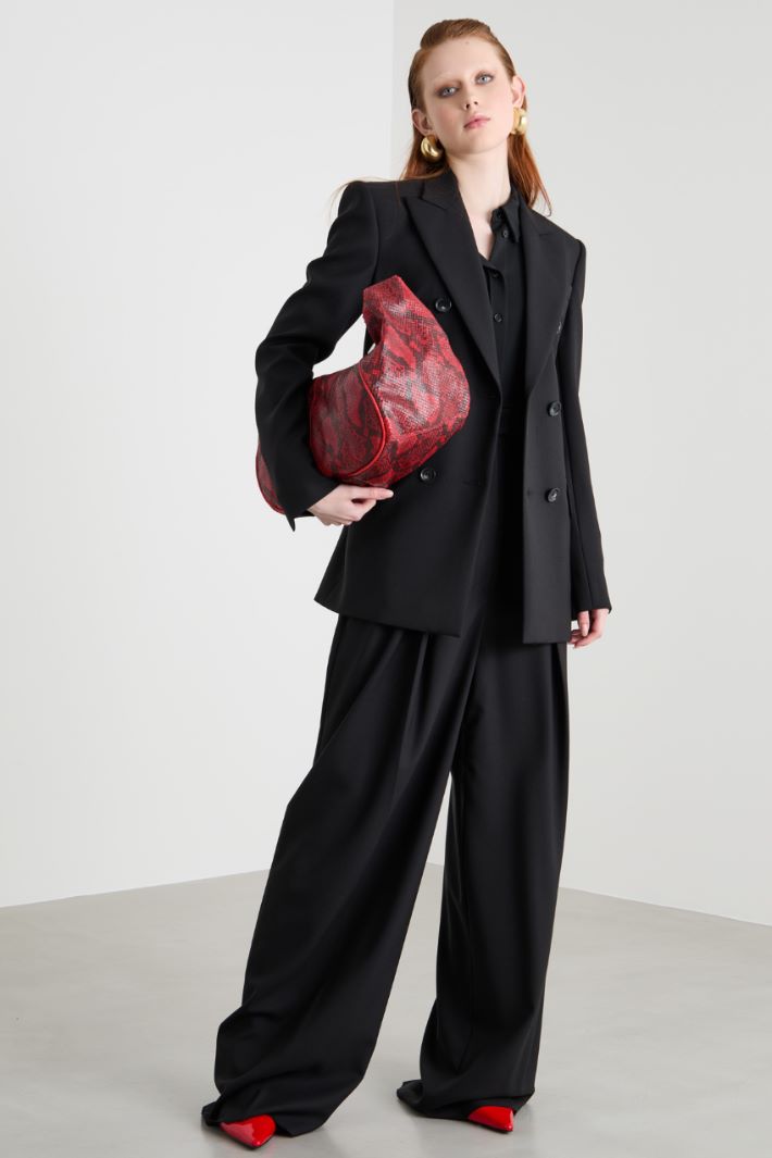 Fitted stretch-wool blazer Intrend