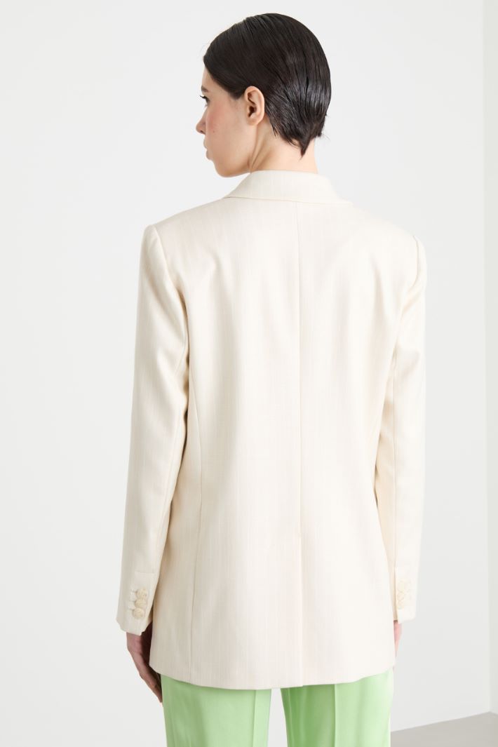 Longline single-button blazer Intrend - 4