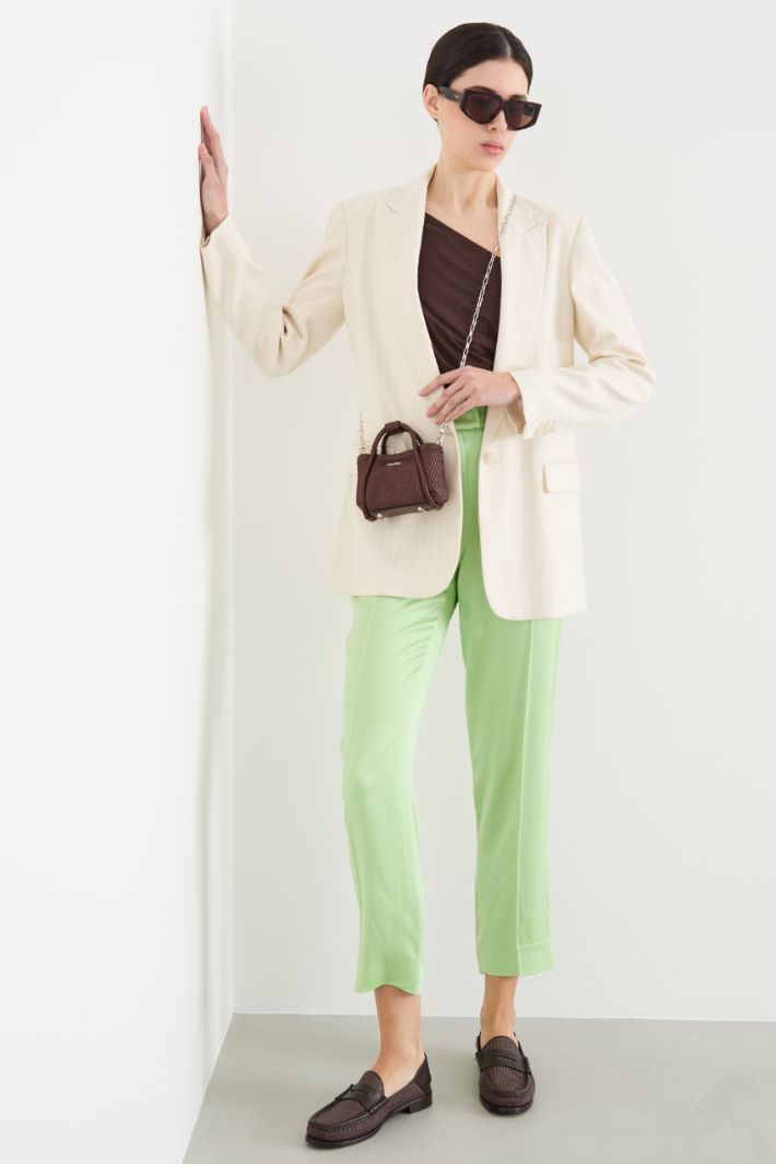 Longline single-button blazer Intrend