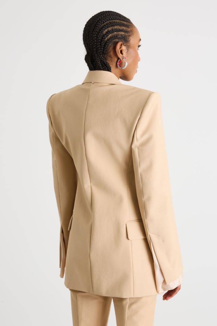 Asymmetric fastening blazer Intrend - 4