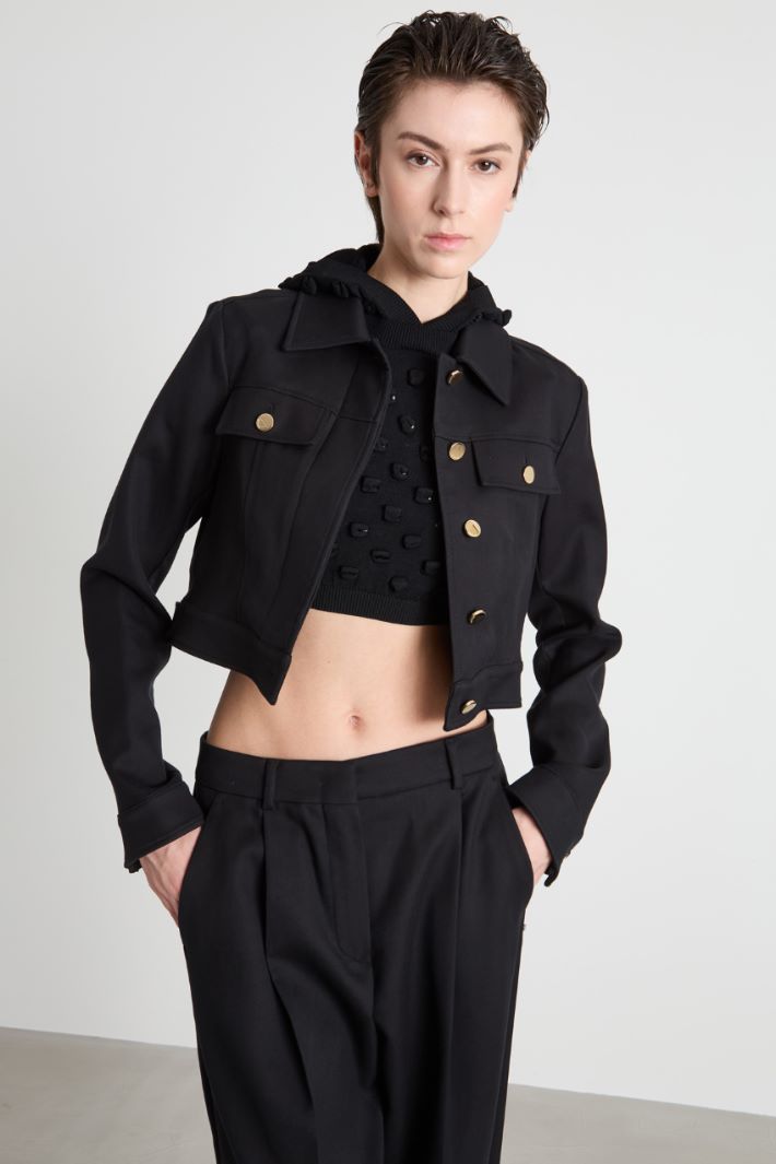 Giacca boxy in cady Intrend - 2