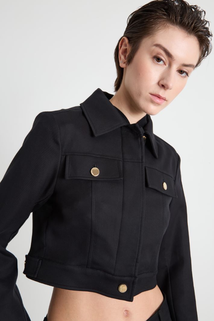 Giacca boxy in cady Intrend - 3