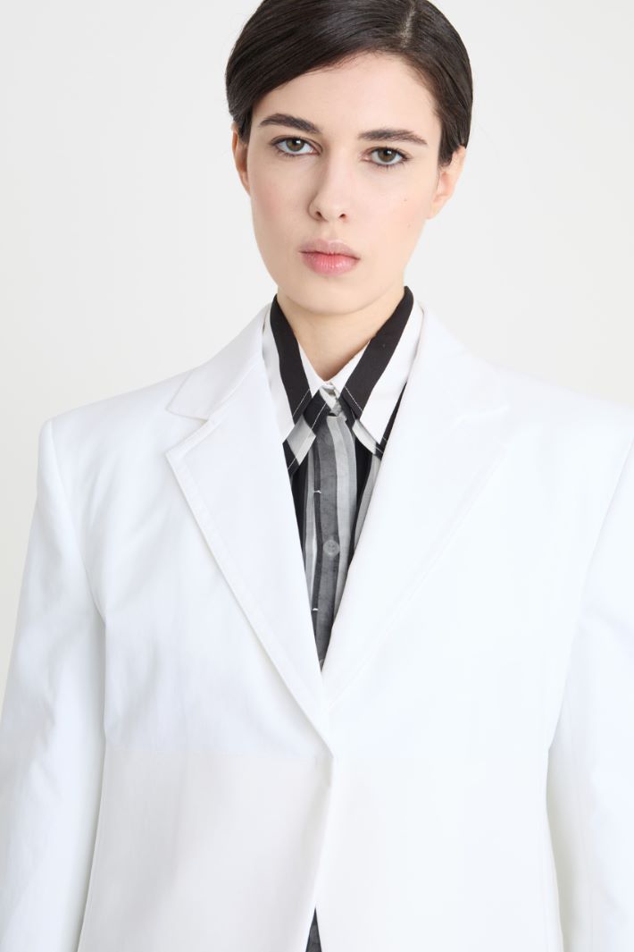 Stretch dual-fabric blazer Intrend - 3