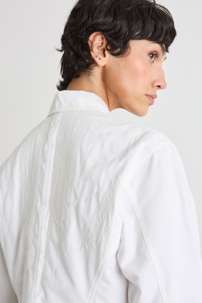 Lightweight boxy cotton jacket Intrend - 3