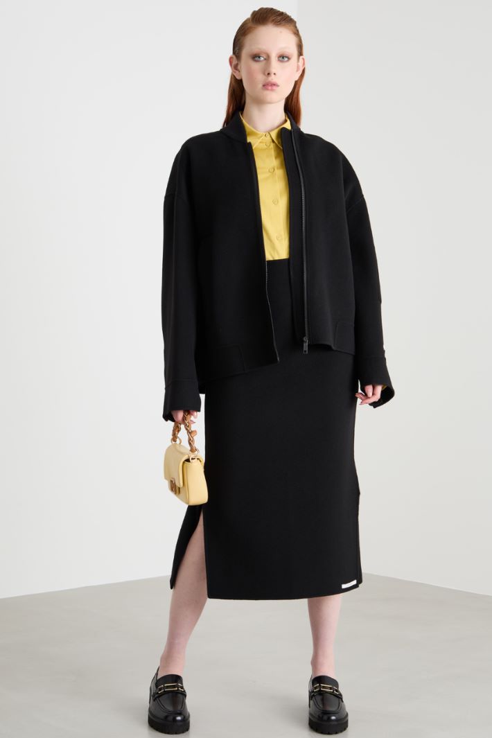 Oversized double-faced cloth jacket Intrend