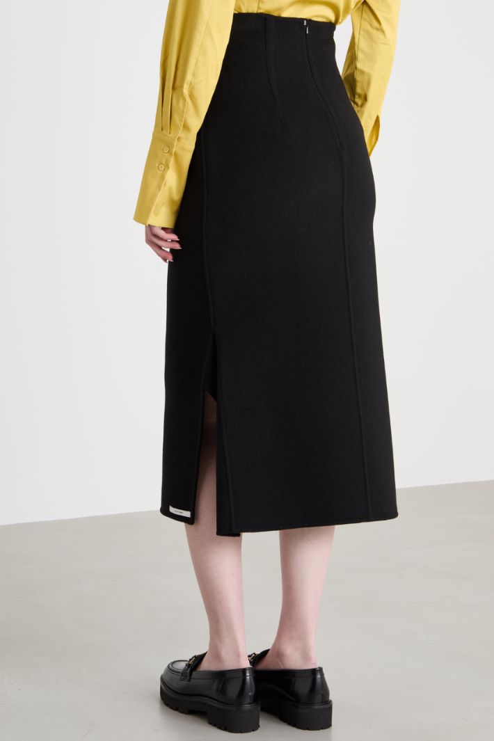 Side-slit midi skirt Intrend - 4