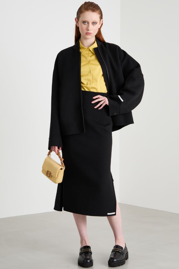 Side-slit midi skirt Intrend