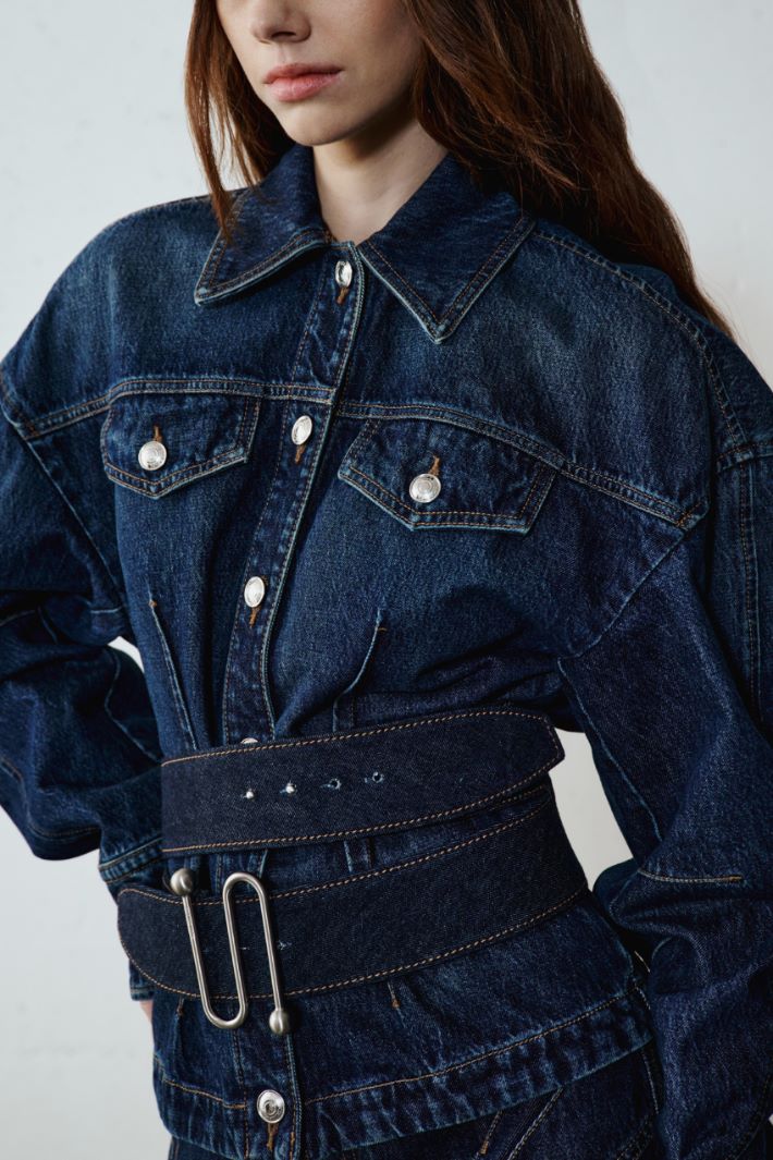 Denim mermaid skirt Intrend - 6