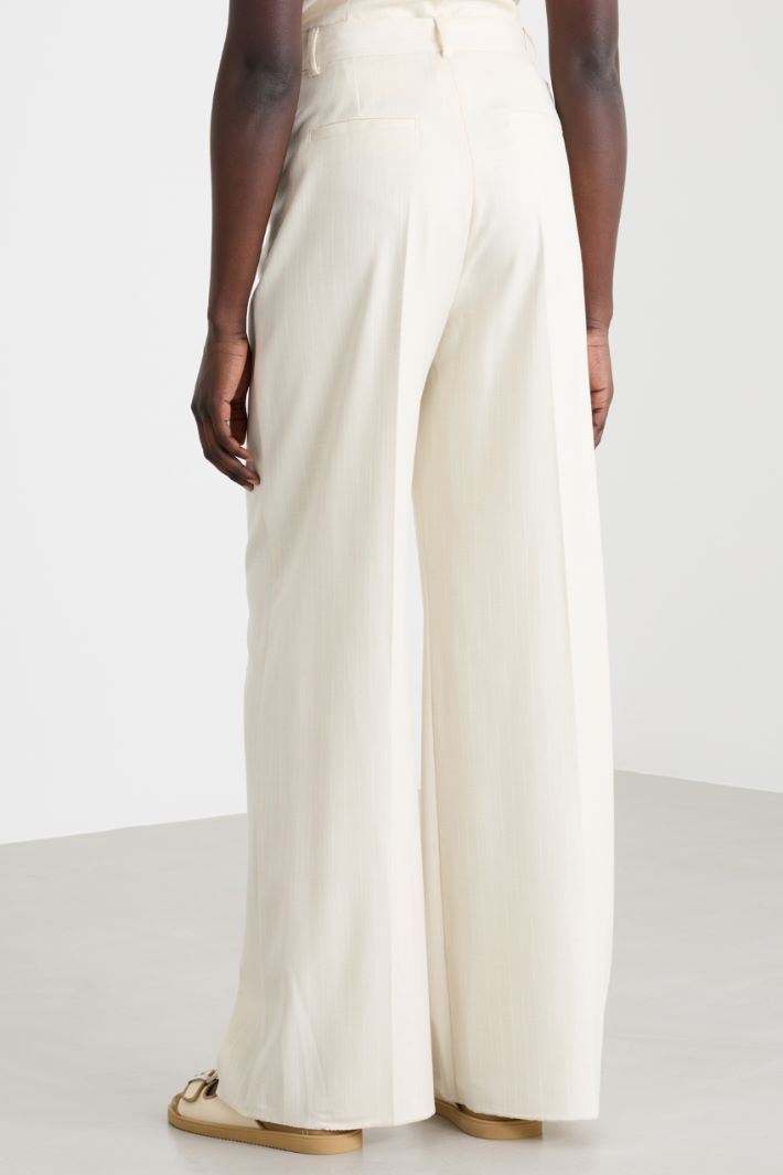 Pantalone ampio gessati Intrend - 4