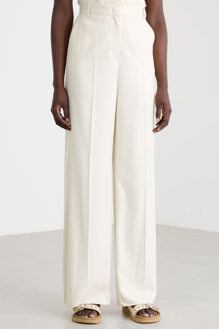 Pantalone ampio gessati Intrend - 2