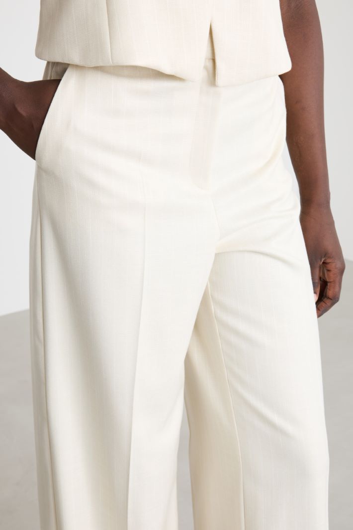 Pantalone ampio gessati Intrend - 3