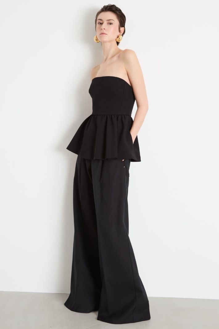 Pleated palazzo trousers Intrend