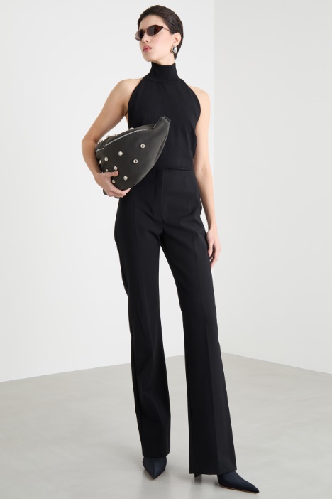 Pantalone dritto con baschina posteriore Intrend