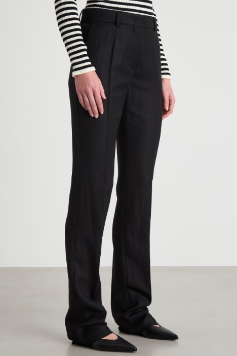 Pantalone dritto in twill