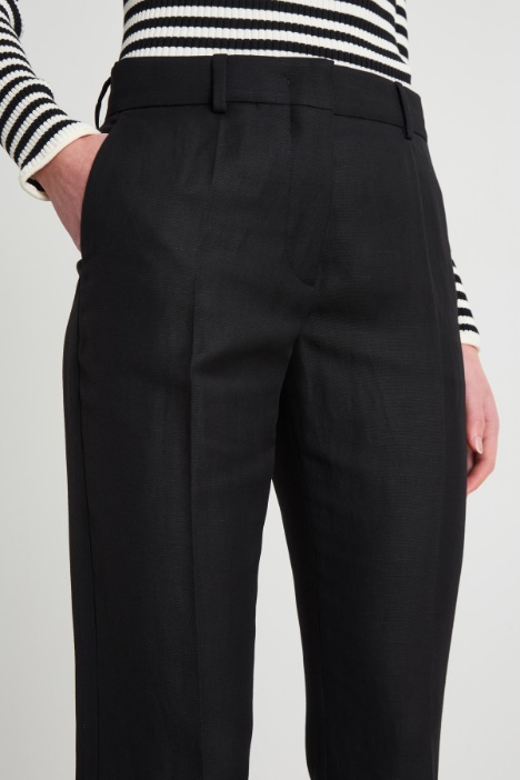 Pantalone dritto in twill