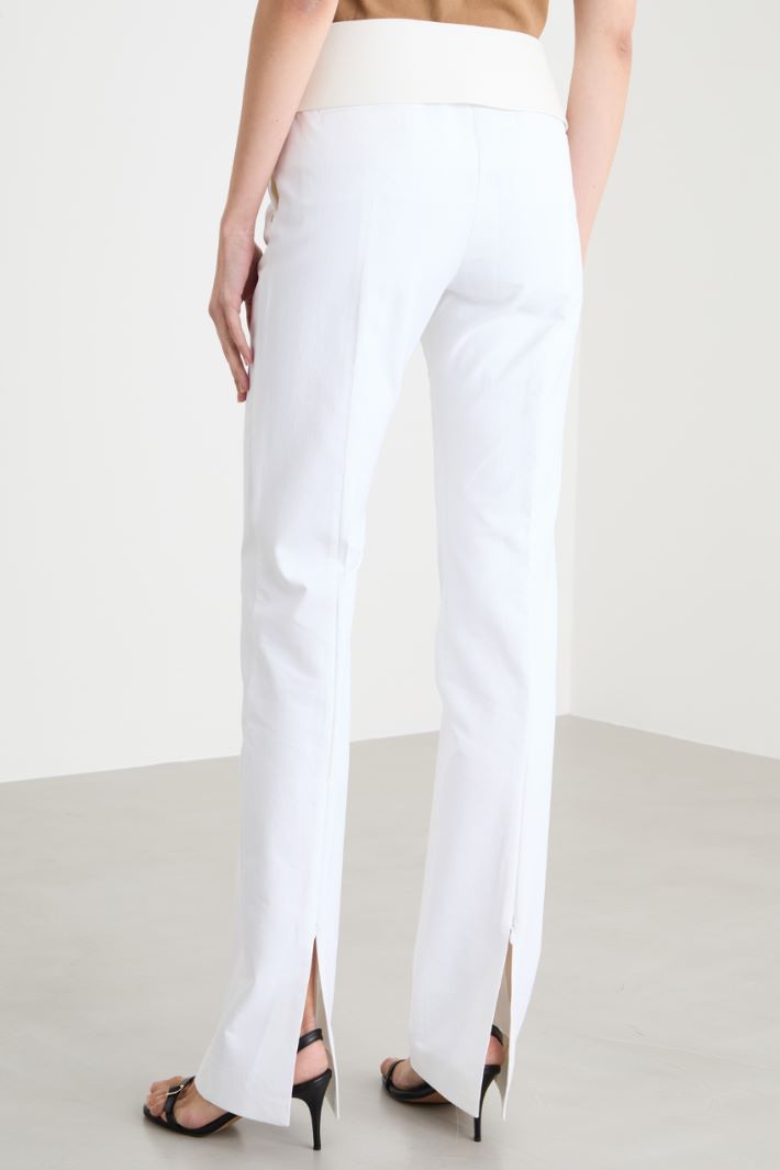 Pantalone aderente con spacco al fondo Intrend - 4