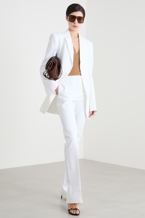 Pantalone aderente con spacco al fondo Intrend