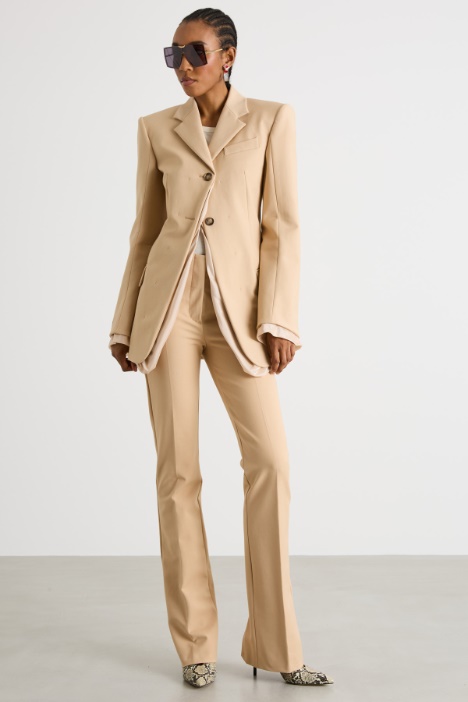 Pantaloni aderenti con zip sul fondo Intrend