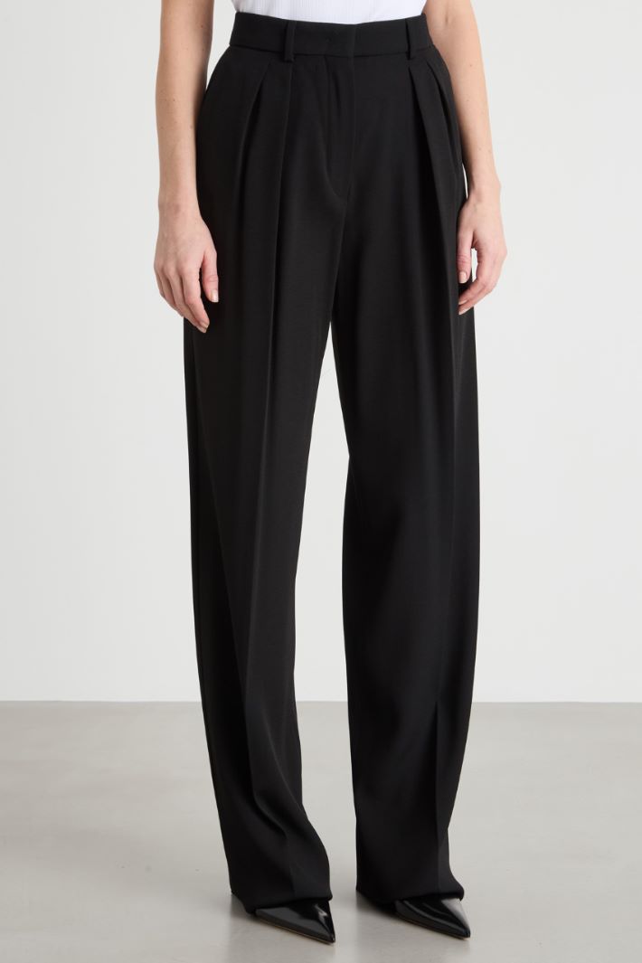 Pantalone ampio con pinces Intrend - 2
