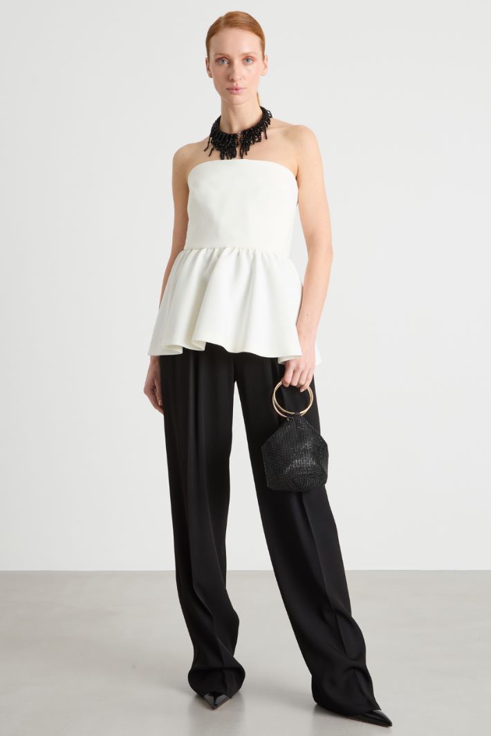 Pantalone ampio con pinces Intrend