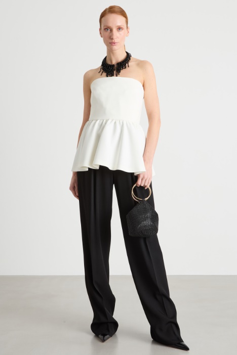 Pantalone ampio con pinces Intrend